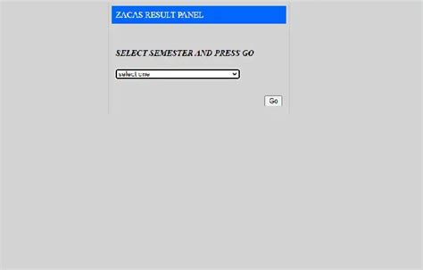 zacas result checker online login